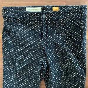 Dark grey stretchy “legging” suede pants